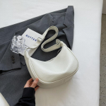 Yogodlnsi &uuml;hev&auml;rviline Hobos kott naistele Suure mahutavusega reisikott Naistele Half Moon &otilde;lakott naistele igap&auml;evased Fanny komplektid 28x11x17cm must