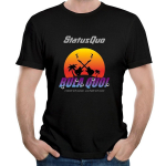 Rock Band Status Quo liige Andy Brown District Fashion Unisex T-s&auml;rgid S