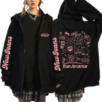 Korea uued teksad Bunny Kawaii Graafilised lukuga kapuutsid Mood Kpop Stiilis Armas kapuuts Meeste Naiste vabaaja jakid T&otilde;mblukuga dressipluusid M