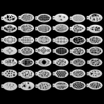 42 tk Mandala &scaron;abloonid meisterdamise joonistusmall kivimaalimise paberkaardile