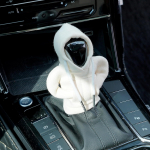 Moodne kapuuts auto k&auml;igukangi nupu kate K&auml;sik&auml;epideme k&auml;igukangi kaunistus kapuutsi kate Automaatsed auto salongi tarvikud valge