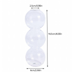 1 tk kodukaunistuse vaasialus, kaunistused, klaasist mullivaas, h&uuml;dropooniline lillepott
