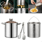 Esmaklassiline roostevabast terasest keedupott eemaldatava kurnaga &ndash; ideaalne mereandide keetmiseks ja s&uuml;gavk&uuml;lma jaoks