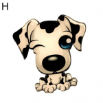 Cartoon Animal Dog Freshener Aroomiteraapia Auto &otilde;huventiili difuusori klamber H