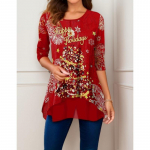 YYFS naiste vabaaja moe kevads&uuml;gisene pikkade varrukatega O-kaelusega pluusid ja s&auml;rgid S hall v&auml;rv