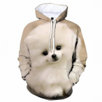 Uus Animal Dog Hoodie 3D Prinditud Hoodid Meeste Loomade Graafika Vabaaja Pusad Mood pikkade varrukatega Meeste Pusad R&otilde;ivad 2XL