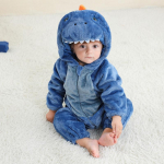 Baby Rompers Kigurumi Animal Leopard, Husky, Kaelkirjaku cosplay Kapuutsiga soe pidžaama v&auml;ikelastele poistele T&uuml;drukutele Riided Vasts&uuml;ndinu magamisriided Pidžaama riided 70