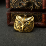 Steampunk Vintage Bronze Owl Pin pross Naiste meeste &uuml;likonna aksessuaar