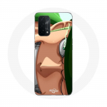 &Uuml;mbris Oppo A74 5G jaoks &Uuml;hes t&uuml;kis Manga Zoro Concept Green