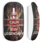 Souris Sans Fil Anglais Keep Calm And Stay Legenda