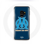 Samsung Galaxy S9 &uuml;mbris Olympique de Marseille OM sinine logo