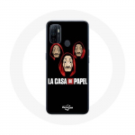 Oppo A53 &uuml;mbris La casa de papel Mask ja logo