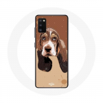 &Uuml;mbris Samsung Galaxy S20 plus Basset Hound koera n&auml;o jaoks