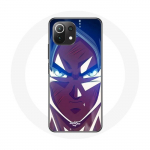 Coque pour Xiaomi Mi 11 Lite Dragon Ball Goku Visage &eacute;nerv&eacute;