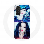 Coque pour Xiaomi Redmi Note 11S Blackpink Groupe K-pop Filles Lisa et Jisoo Lovesick girls poster the album