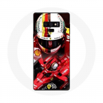 &Uuml;mbris Samsung Galaxy Note 9 vormel 1 Sebastian Vettel F1 Red jaoks