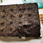 90-ndate CNNP Yunnani PU ERH TEE BRICK Classic 7581 Five Golden Flower Puer Ripe, 250g