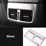 For Mazda 3 Axela   BP Stainless steel Car Rear Air Condition outlet Vent frame Cover Trim Accessories must