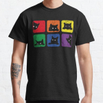 100% puuvillased suvised meeste T-s&auml;rgid Funny Cat Pride Cats Lover Prinditud vabaaja T-s&auml;rgid XXXL must