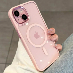 Magnetic Luxury Clear Armor Magsafe'i juhtmeta laadimis&uuml;mbrisele iPhone 15 14 Plus 13 12 11 Pro Max p&otilde;rutuskindla kaitseraua kate jaoks iPhone 15 Pro Max must