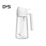 &Otilde;lipihusti toiduvalmistamiseks 2-&uuml;hes &otilde;lijaotur 500ml/17oz klaasist pihustuspudel valajaga Korduvkasutatav toidu&otilde;lipihusti k&ouml;&ouml;gisalatite grillimiseks