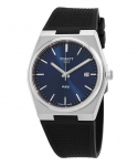 Tissot T-Classic PRX kummist rihm sinine numbrilauaga kvarts T137.410.17.041.00 100M meeste k&auml;ekell sinine