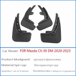 - FOR Mazda CX-30 cx30 MD Mudguard Fenders Mud Flap Guard splash Mudlfpas Car Accessories Mudguards Front Rear 4pcs must
