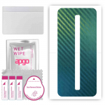 apgo Protective Skin Sticker for the back compatible with ZTE nubia Red Magic 6, Wrap Film, Foil, Vinyl - Pattern Carbon Chameleon CAKA1