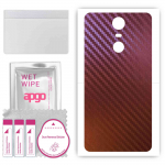 apgo skin sticker film foil vinyl for the BACK compatible with Lenovo K6 Note, scratch-resistant, easy to install - Carbon Chameleon CAKA5