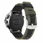 k&auml;epael Suunto 7 9 baro jaoks, kellarihm SUUNTO Spartan Sport Wrist HR baro jaoks, nailonrihm D5 TRAVERSE ALPHA jaoks, l&otilde;uendist nailonist nahast k&auml;epael 24mm for suunto armee roheline v&auml;rv