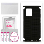 apgo Protective Skin Sticker for the back+sides compatible with Realme 9 Pro Plus, Full Wrap Film, Foil, Vinyl - Pattern Matrix