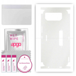 apgo Protective Skin Sticker for the back+sides compatible with Asus ROG Phone 6 Pro, Full Wrap Film, Foil, Vinyl - Pattern Matte Transparent