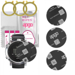 3x apgo MATTE Hybrid protective glass compatible with Suunto Core, flexible nano glass, great replacement for tempered glass, scratch-resistant, full