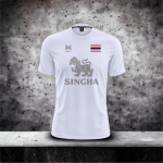 Ts&auml;rk Lager Beer Singha Lion National Tai Lipp Muaythai kickboxing MMA Mix Martial Art Sport Puuvillane L&uuml;hikeste Varrukatega &Uuml;markaelus M