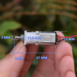 V&auml;hendussuhe 1:306 Suure p&ouml;&ouml;rdemomendiga alalisvoolu 5V-6V N20 mikroplanetaarne reduktormootor 1pc