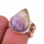 Looduslik Tiffany kivi v&auml;&auml;riskivi 925 prooviga h&otilde;be kahev&auml;rviline s&otilde;rmus S.7 A6D18