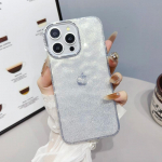 Glitter Ripple iPhone 15 14 13 12 11 Pro Max Plus uus l&auml;bipaistev kaitse Tagasi Telefoni korpuse kate iPhone 15 Pro kuld