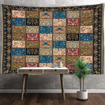 Retro Mandala seinavaip Seinaripp Boheemlaslikus stiilis Ps&uuml;hhedeelne n&otilde;idus Tapiz Hipi Magamistoa vaip Kodukaunistus 320x182cm