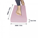 Vahust tasakaalustatud joogapadi v&ouml;&ouml;treening TPE tasakaalupadi pahkluu p&otilde;lvede taastusravi kehaline teraapia tasakaalustav treeningmatt Pink