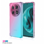 Gradient silikoon&uuml;mbris Huawei Nova 12i 12 SE 12S 12pro Lite Nova 11 Pro 11i 10 9 SE Neli nurka p&otilde;rutuskindlad turvapadjad Pehme TPU l&auml;bipaistev kate Huawei Nova 12i roheline/roosa
