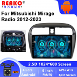 Auto Raadio Android Auto Mitsubishi Mirage Attrage 2012 - 2018 Space Star 2014 Multimeediam&auml;ngija GPS Navigatsioon Stereo HU 1+32CP 4led