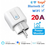 16A 20A EU Smart Socket WiFi Nutipistiku pistikupesad J&auml;lgimine Ajastusfunktsioon H&auml;&auml;ljuhtimine t&ouml;&ouml;tab rakendusega Tuya APP Alexa Google Home