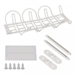 Lauaalune hoiuriiul, juhtmete ja pikendusjuhete sorteerimisriiul, tugev riputusliim, kaablihaldusalus