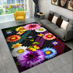 Dream Butterfly lilleala suur vaip, vaipvaip kodu elutoa diivani uksemati sisekujunduseks, Kid Play libisemiskindlad p&otilde;randamatid 80cm x 120cm