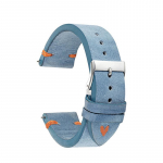 Kellarihm Ehtsast seemisnahast vintage kellarihm Kvaliteetne k&auml;sitsi valmistatud sametest kellarihm 18mm 20mm 22mm 24mm asendusrihm 22mm