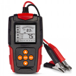 Auto aku tester 12 V 24 V autoaku laadimise tester auto koormustesti laadimiss&uuml;steemi test skannimist&ouml;&ouml;riist digitaalne aku generaatori anal&uuml;saator 15*8.7*3cm punane