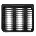 Vastupidav h&otilde;lpsasti puhastatav mitmeotstarbeline must ahi, kr&otilde;mpsutav k&uuml;psetusplaat restoranitarbed k&uuml;psetusrest must