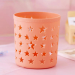 Creative Hollow Stars pliiatsipoti hoidja pintslihoidik hoiukonteiner Laua korraldaja Plastikust kirjatarvete pliiatsihoidja Kontoritarbed roheline