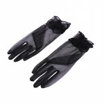 Pitsist t&auml;iss&otilde;rmega kindad Naiste kindad Mood l&uuml;hikesed t&uuml;llkindad Elastsed etikett Lootose lehek&auml;&auml;rid kindad One Size valge