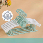 10 tk Beebide riidepuud Lastetoa kuivatusrestid Libisemiskindlad laste riidepuud riidenagi jaoks Kapi korraldaja riiete jaoks 10pcs roheline